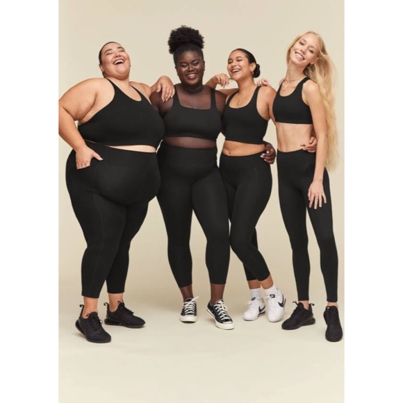 Girlfriend Collective Leggings Pocket High Rise Compressive 7/8 Black Large NWT - Picture 9 of 15